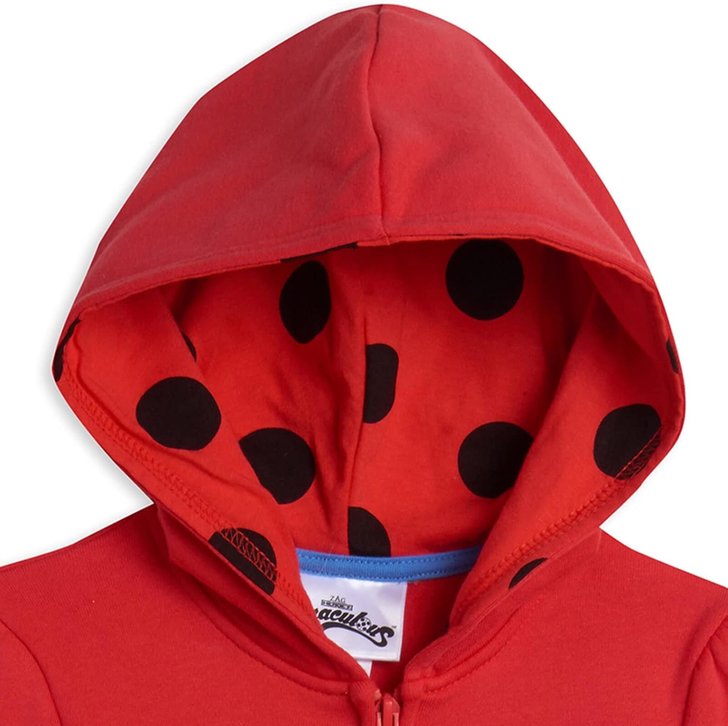 Ladybug Girls Zip up Hoodie Toddler to Big Kid